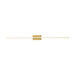 Kuzco Lighting - WS18248-BG - LED Wall Sconce - Vega Minor - Brushed Gold