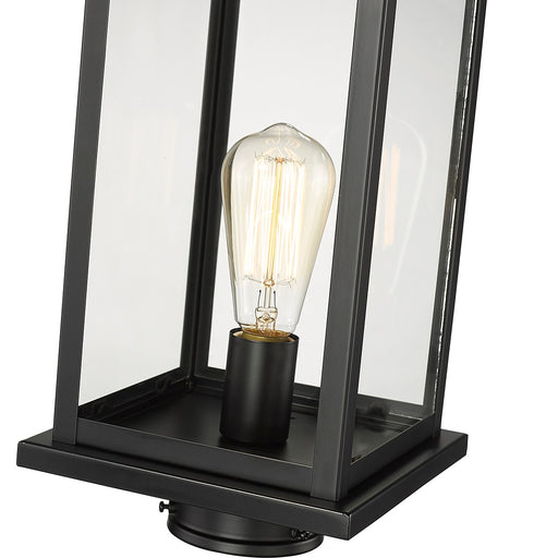 Millennium - 4124-PBK - One Light Outdoor Post Lantern - Bowton - Powder Coat Black
