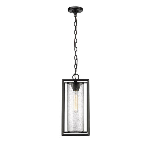 Millennium - 4562-PBK - One Light Outdoor Hanging Lantern - Wheatland - Powder Coat Black