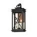 Maxim - 40806CLACPBK - Two Light Outdoor Wall Sconce - Yorktown VX - Black/Aged Copper