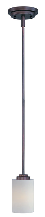 Maxim - 90030SWSBR - One Light Mini Pendant - Deven - Satin Brass