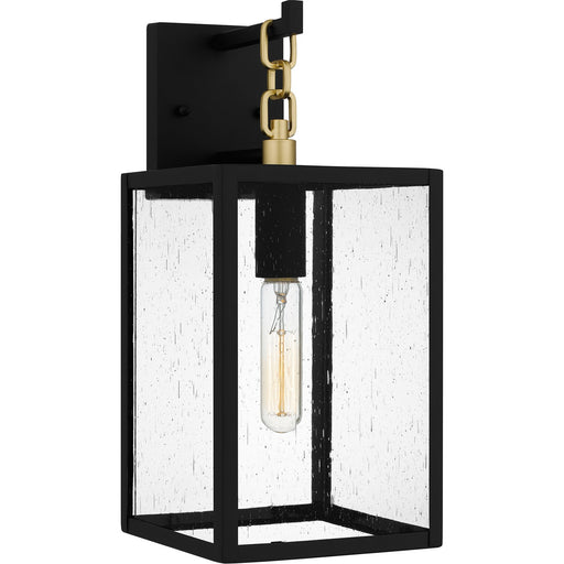 Quoizel - ANC8407MBK - One Light Outdoor Wall Mount - Anchorage - Matte Black