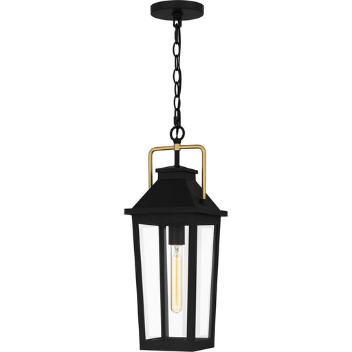 Quoizel - BUK1907MBK - One Light Outdoor Hanging Lantern - Buckley - Matte Black