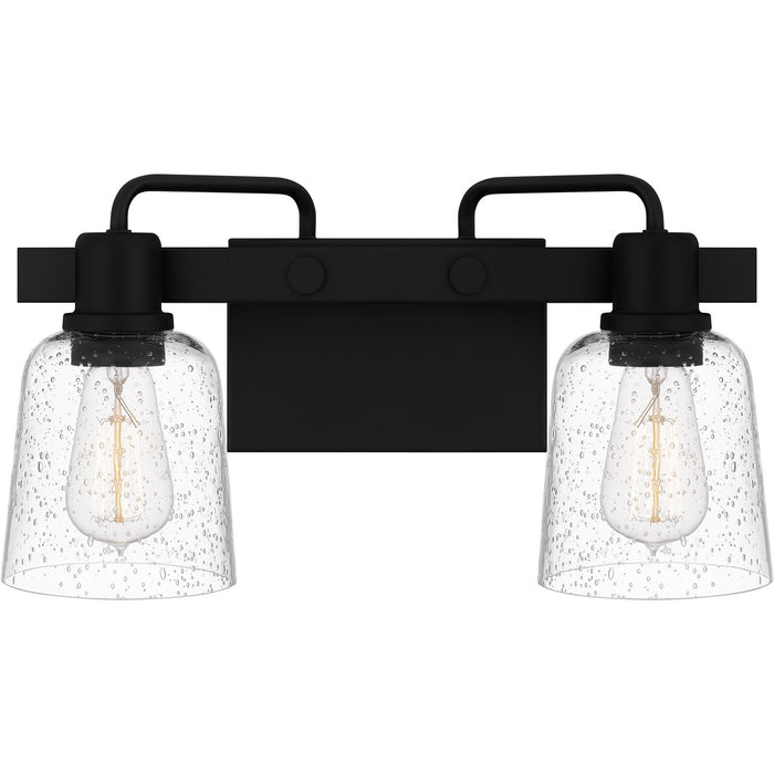 Quoizel - LYD8616MBK - Two Light Bath - Lydia - Matte Black