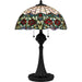 Quoizel - TF16141MBK - Three Light Table Lamp - Tiffany - Matte Black