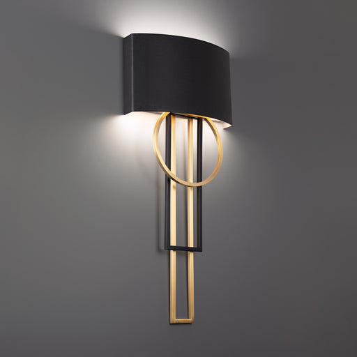 Modern Forms - WS-80332-BK/AB - LED Wall Sconce - Sartre - Black & Aged Brass