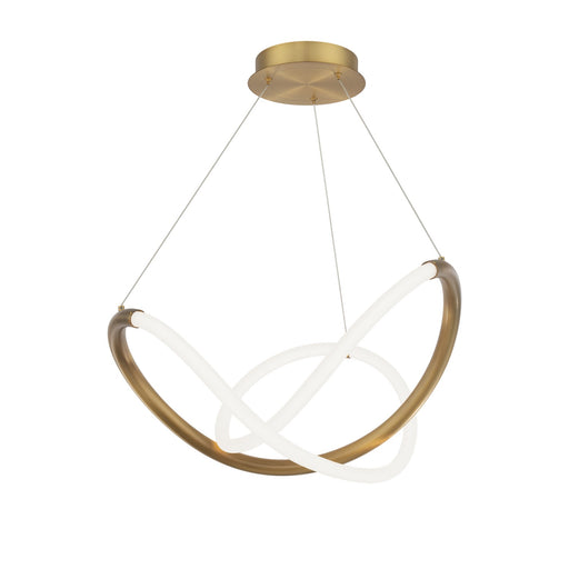 W.A.C. Lighting - PD-19324-AB - LED Pendant - Solo - Aged Brass