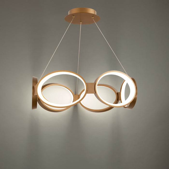 W.A.C. Lighting - PD-21324-AB - LED Pendant - Solitaire - Aged Brass