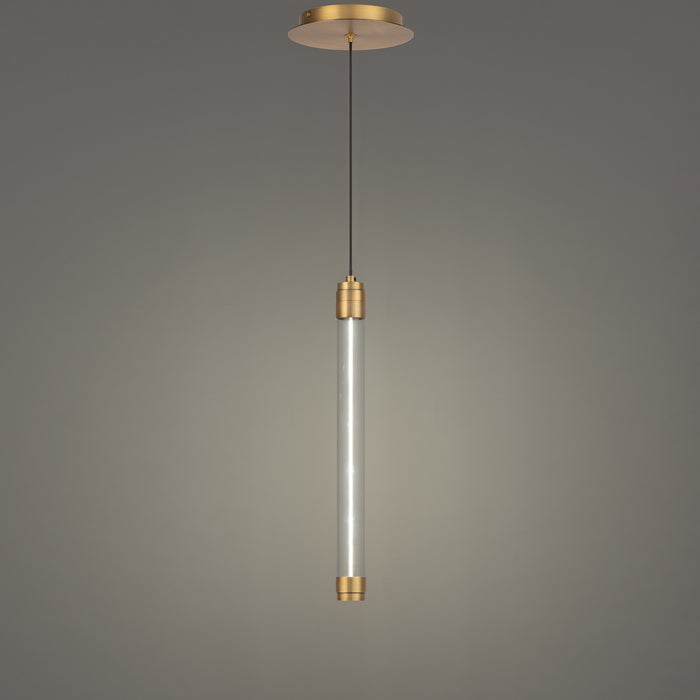 W.A.C. Lighting - PD-51315-AB - LED Mini Pendant - Jedi - Aged Brass