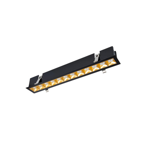 W.A.C. Lighting - R1GDT12-F930-GLBK - LED Downlight Trim - Multi Stealth - Gold/Black