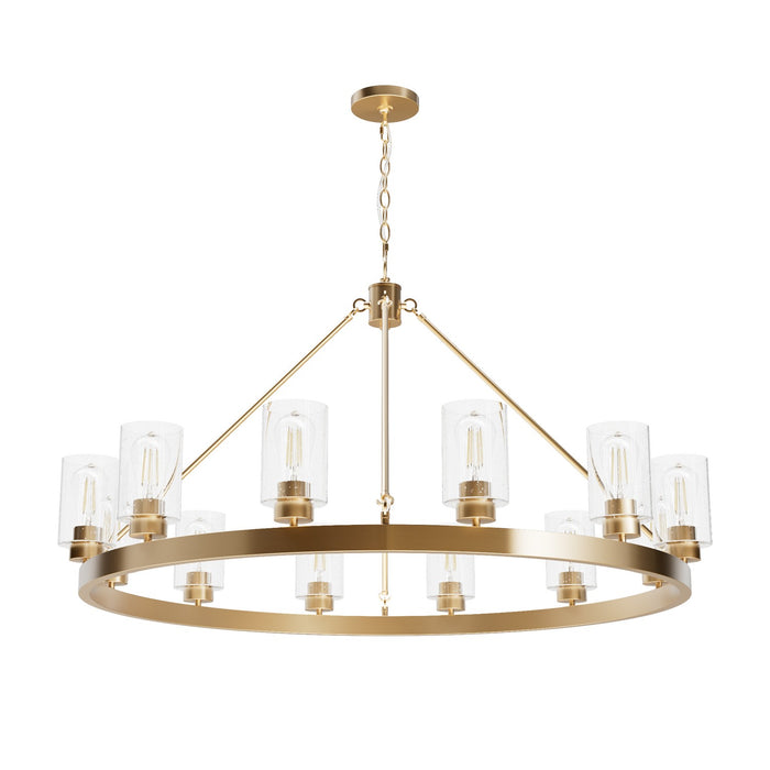 Hunter - 13060 - 12 Light Chandelier - Hartland - Alturas Gold