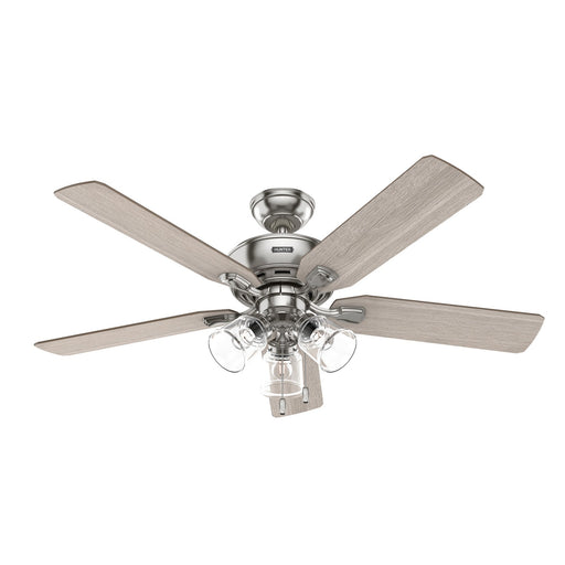 Hunter - 51596 - 52``Ceiling Fan - Rosner - Brushed Nickel