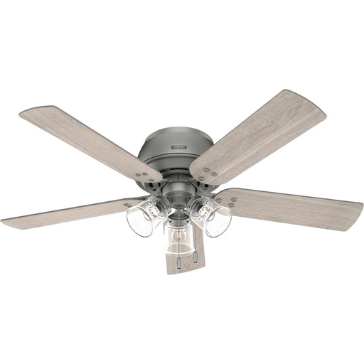 Hunter - 52380 - 52``Ceiling Fan - Shady Grove - Matte Silver