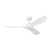 Visual Comfort Fan - 3CLNCSM52RZW - 52``Ceiling Fan - Collins Coastal 52 Smart - Matte White