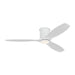 Visual Comfort Fan - 3CNHSM52RZWD - 52``Ceiling Fan - Collins 52 Smart Hugger LED - Matte White