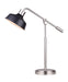 Canarm - ITL1055A25BKN - One Light Table Lamp - Bello - Brushed Nickel/Matte Black