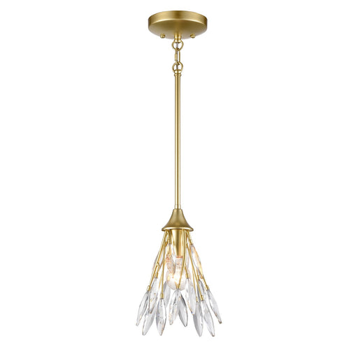 ELK Home - 18304/1 - One Light Mini Pendant - Flora Grace - Champagne Gold