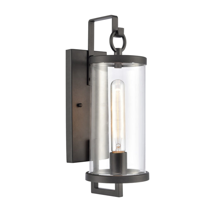 ELK Home - 89490/1 - One Light Outdoor Wall Sconce - Hopkins - Charcoal Black