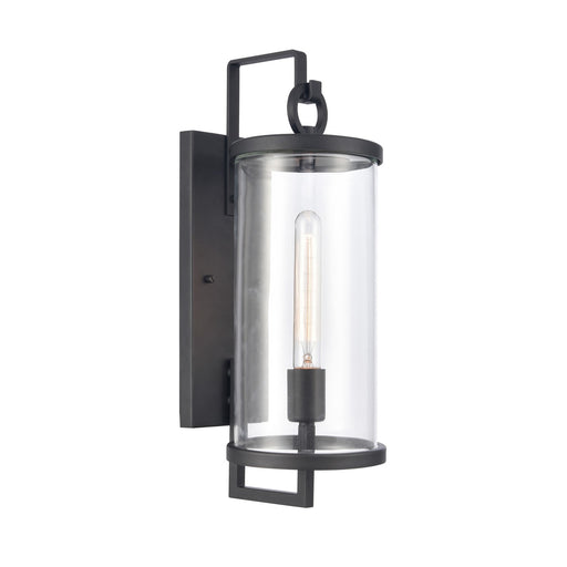 ELK Home - 89491/1 - One Light Outdoor Wall Sconce - Hopkins - Charcoal Black