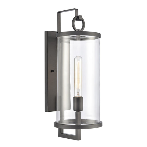 ELK Home - 89492/1 - One Light Outdoor Wall Sconce - Hopkins - Charcoal Black