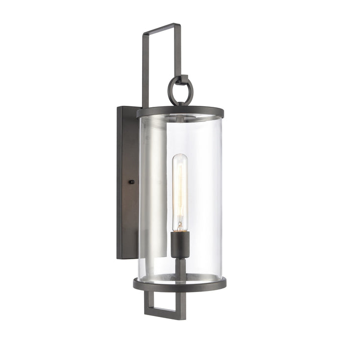 ELK Home - 89493/1 - One Light Outdoor Wall Sconce - Hopkins - Charcoal Black