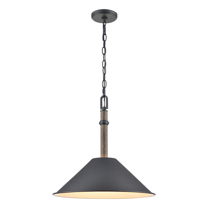 ELK Home - 89705/1 - One Light Pendant - Neville - Charcoal Black