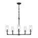 ELK Home - 89965/5 - Five Light Chandelier - Fitzroy - Matte Black