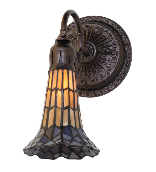 Meyda Tiffany - 251868 - One Light Wall Sconce - Stained Glass Pond Lily - Mahogany Bronze