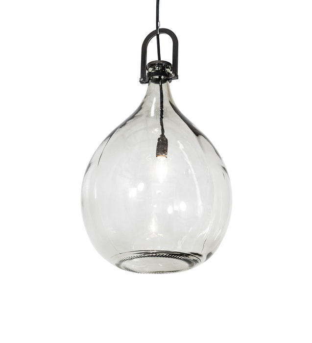 Meyda Tiffany - 258867 - One Light Pendant - Euri Tanta - Black Chrome