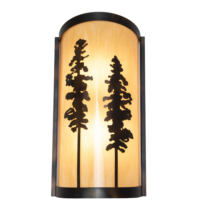 Meyda Tiffany - 259057 - LED Wall Sconce - Tall Pines - Antique Copper