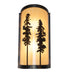 Meyda Tiffany - 259057 - LED Wall Sconce - Tall Pines - Antique Copper