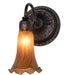 Meyda Tiffany - 261099 - One Light Wall Sconce - Amber - Mahogany Bronze