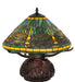 Meyda Tiffany - 261256 - Three Light Table Lamp - Tiffany Dragonfly - Mahogany Bronze