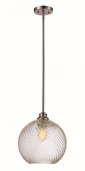 Trans Globe Imports - PND-2150 - One Light Pendant - Lucid - Brushed Nickel