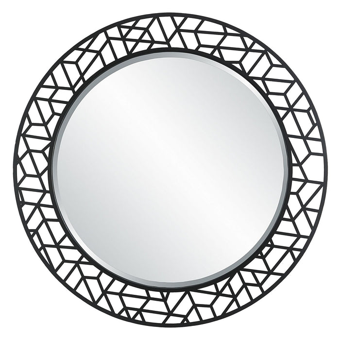 Uttermost - 09907 - Mirror - Mosaic - Satin Black
