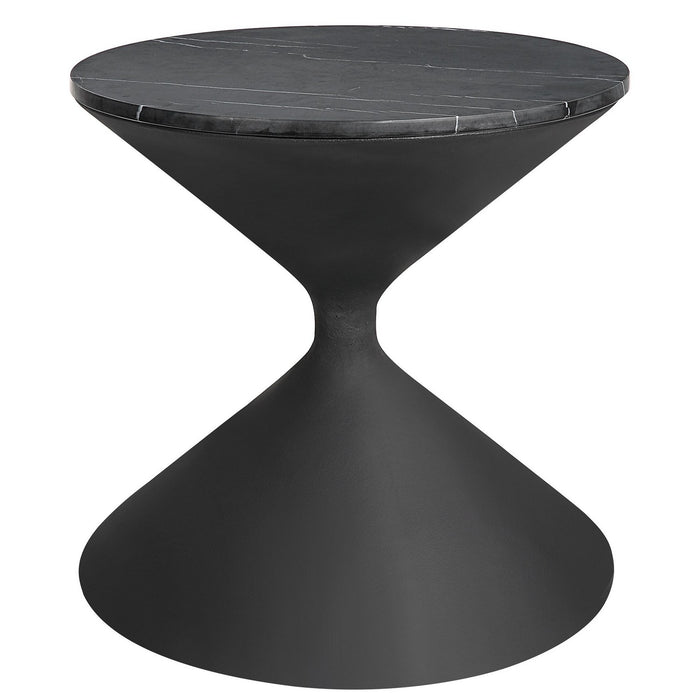 Uttermost - 22888 - Side Table - Time's Up - Matte Black