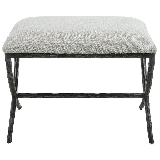 Uttermost - 23750 - Bench - Brisby - Distressed Charcoal