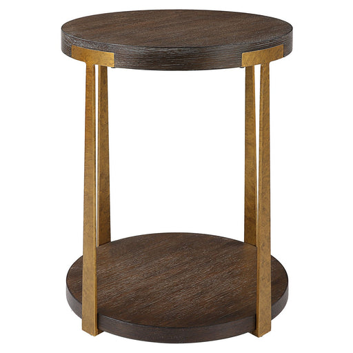 Uttermost - 25554 - Side Table - Palisade - Antique Gold
