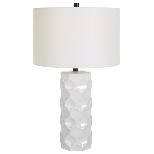 Uttermost - 30181-1 - One Light Table Lamp - Honeycomb - Satin Black