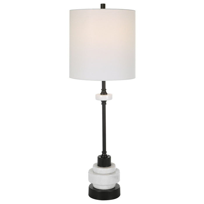 Uttermost - 30186-1 - One Light Buffet Lamp - Alliance - Satin Black
