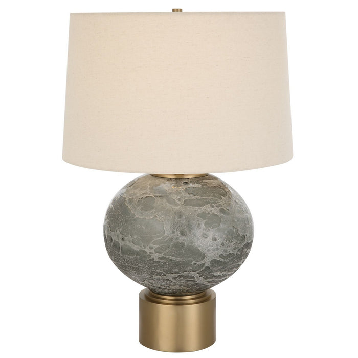 Uttermost - 30200-1 - One Light Table Lamp - Lunia - Antique Brushed Brass