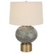 Uttermost - 30200-1 - One Light Table Lamp - Lunia - Antique Brushed Brass