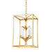 Corbett Lighting - 435-31-VGL/GL - Four Light Lantern - Bergamo - Vintage Gold Leaf