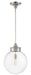 Norwell Lighting - 4801-PN-CL - One Light Pendant - Emma - Polished Nickel