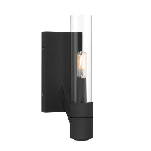 Norwell Lighting - 6511-BS-CL - One Light Wall Sconce - Rohe - Black Sand, Clear