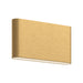 Kuzco Lighting - AT6510-BG - LED All-Terior Wall - Slate - Brushed Gold
