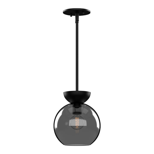 Kuzco Lighting - PD59708-BK/SM - One Light Pendant - Arcadia - Black/Smoked