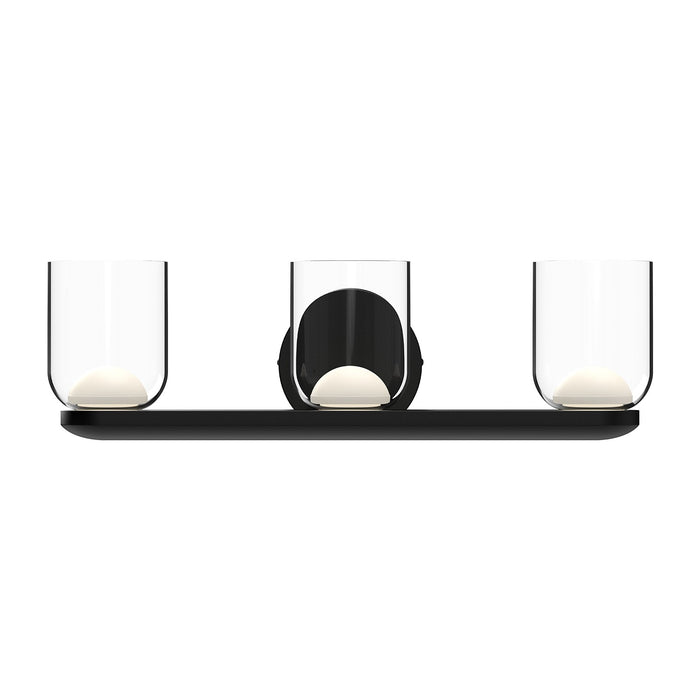 Kuzco Lighting - VL52520-BK/CL - LED Vanity - Cedar - Black/Clear Glass