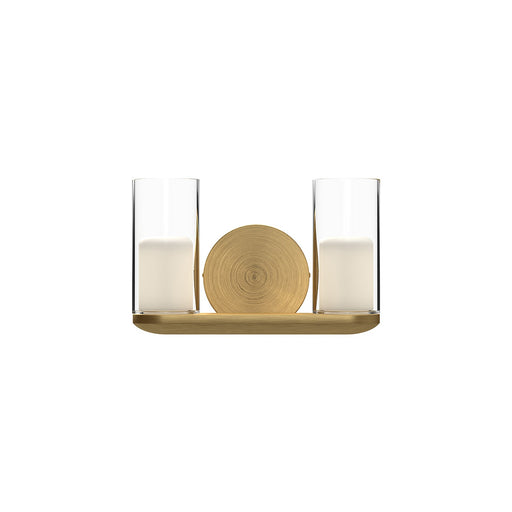 Kuzco Lighting - VL53511-BG/CL - LED Vanity - Birch - Brushed Gold/Clear Glass