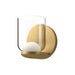 Kuzco Lighting - WS52505-BG/CL - LED Wall Sconce - Cedar - Brushed Gold/Clear Glass